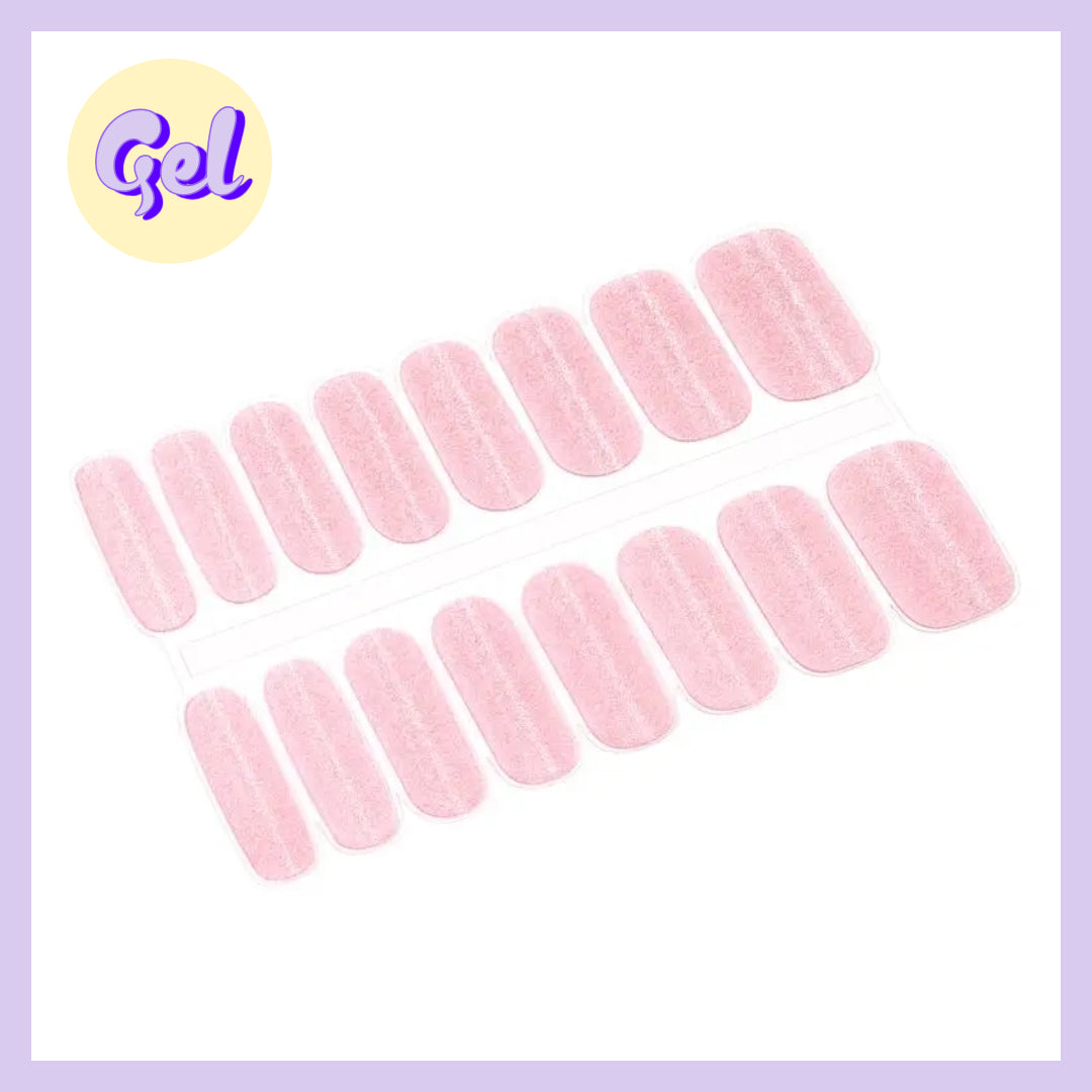 Glitter Galaxy Cat Eye Nailwraps – Shimmery Gel Strips