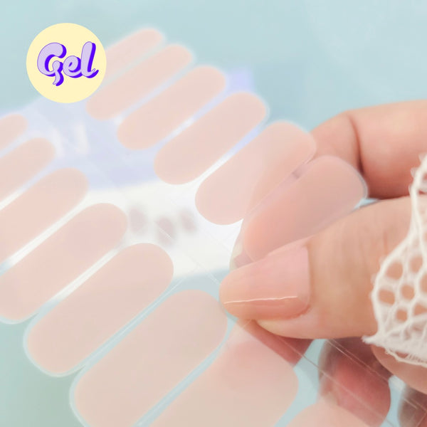 Misty Rose Gloss – Semi-Cured Gel Nail Wraps