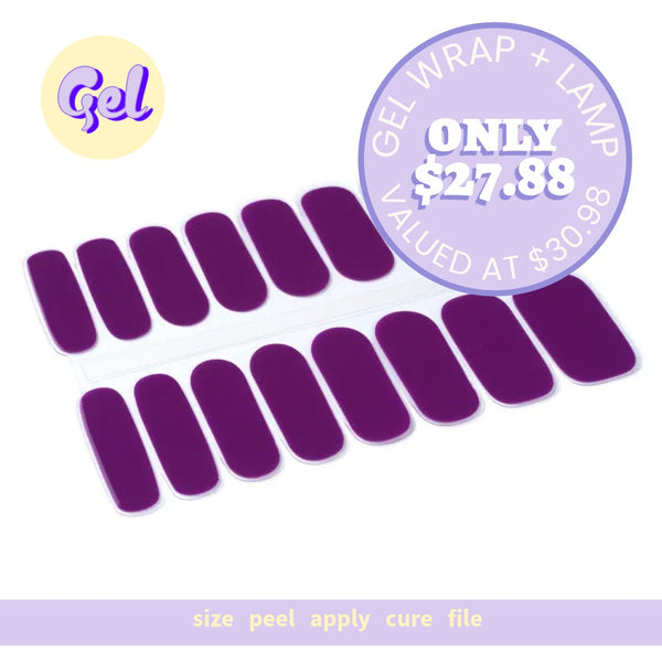 Byzantium Glow-Up Kit – Gel Wrap + Mini Lamp