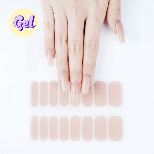 Misty Rose Gloss – Semi-Cured Gel Nail Wraps