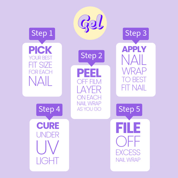 Glitter Galaxy Cat Eye Nailwraps – Shimmery Gel Strips