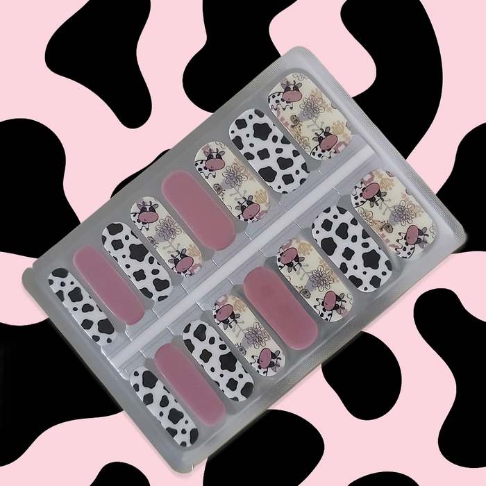 Moo Moo glam Nail Wraps