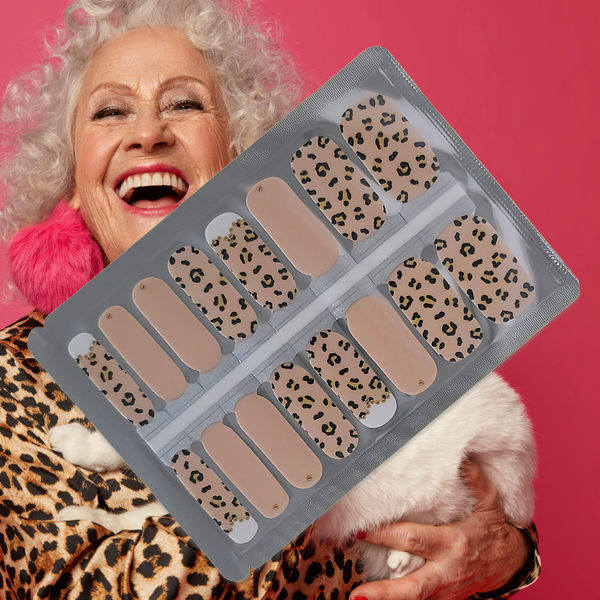 Wild Side – Leopard Print & Nude Luxe Nailwraps