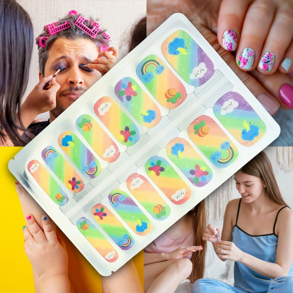 Crayon Bloom Nailwraps
