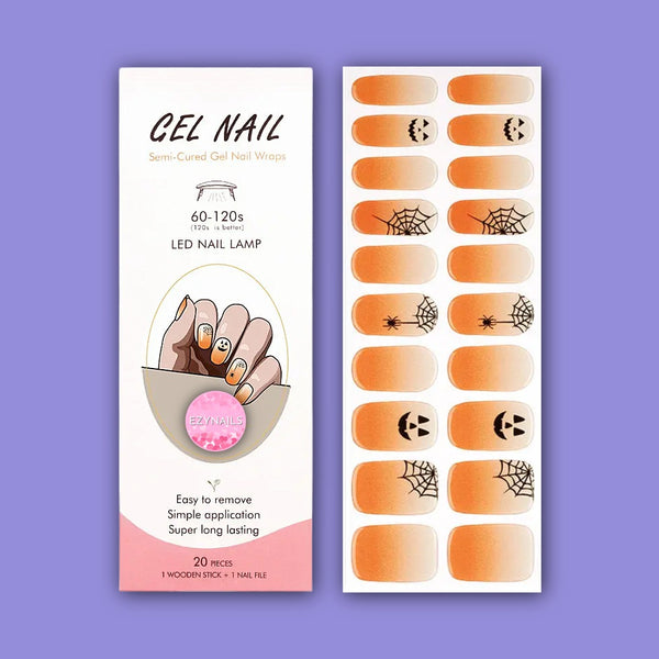 Jack-O’-Glam Halloween Nailwraps