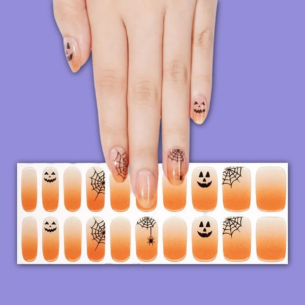 Jack-O’-Glam Halloween Nailwraps