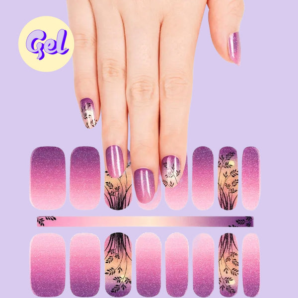 Twilight Bloom Holographic Nailwraps