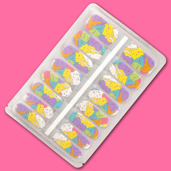 Cat Nap Polish Nailwraps - Purrrrrfection