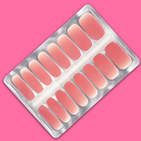 Coral Ombre Nail Wraps