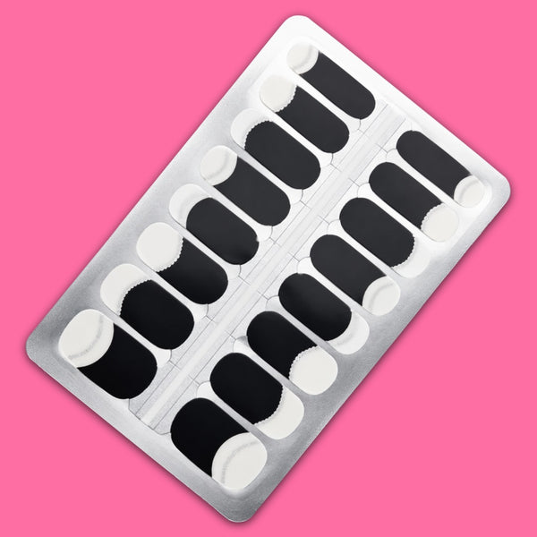 Black Tie Blush Nail Polish Wraps