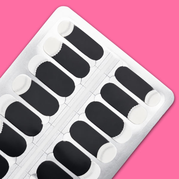 Black Tie Blush Nail Polish Wraps