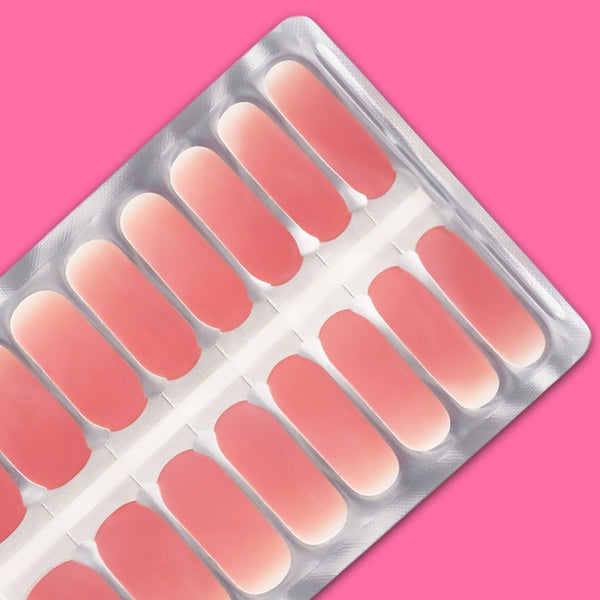 Coral Ombre Nail Wraps