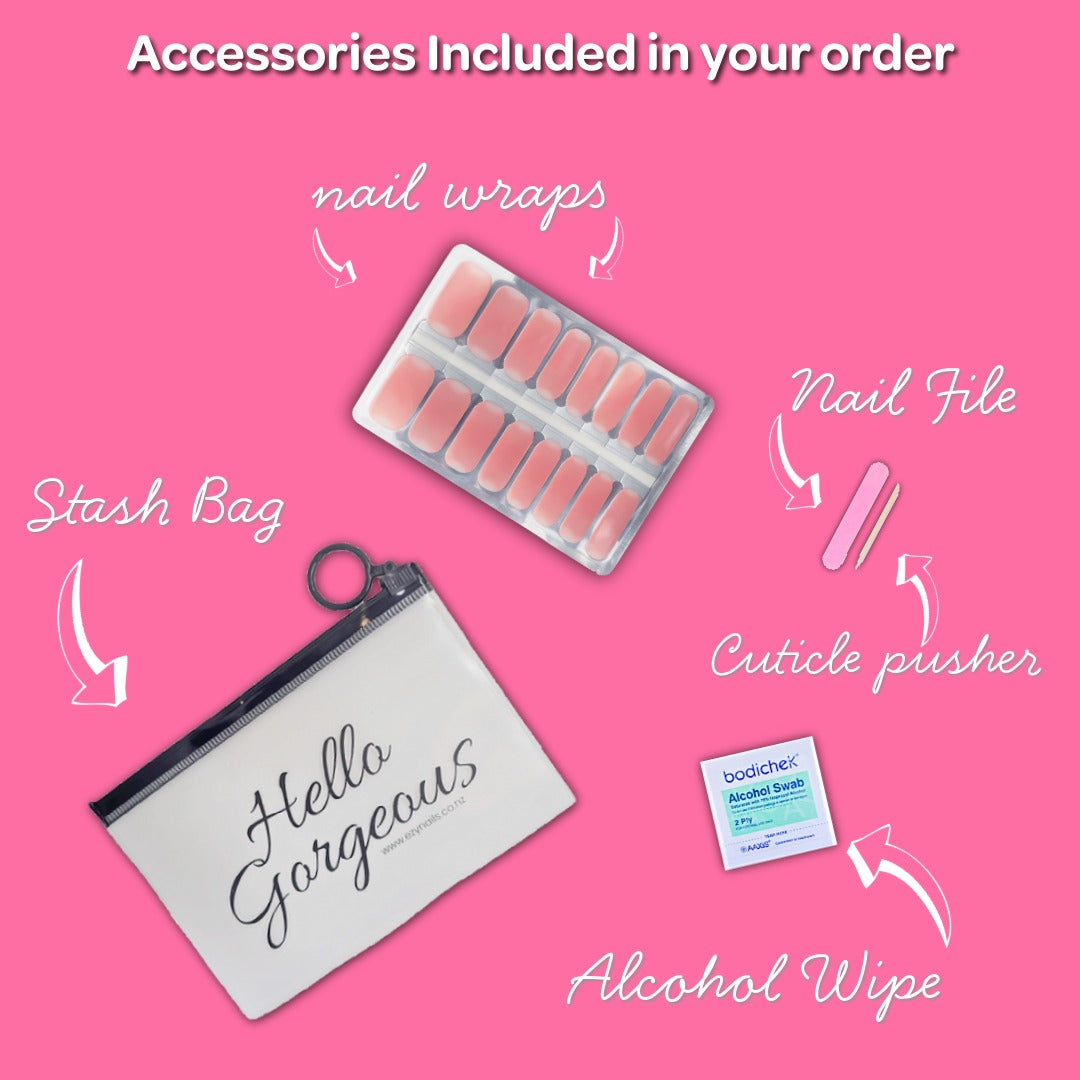 Peach Ombre Nail Wraps