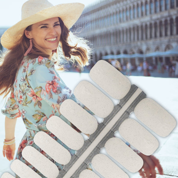 White Garden Glow Nailwraps 🌸✨