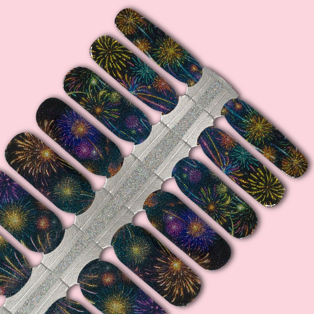 Firework Fantasy Nail Wraps
