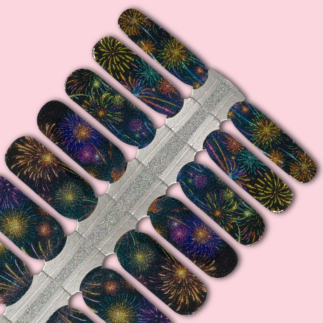 Firework Fantasy Nail Wraps