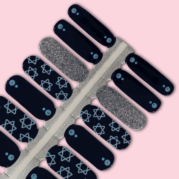 Starlit Silver Nailwraps