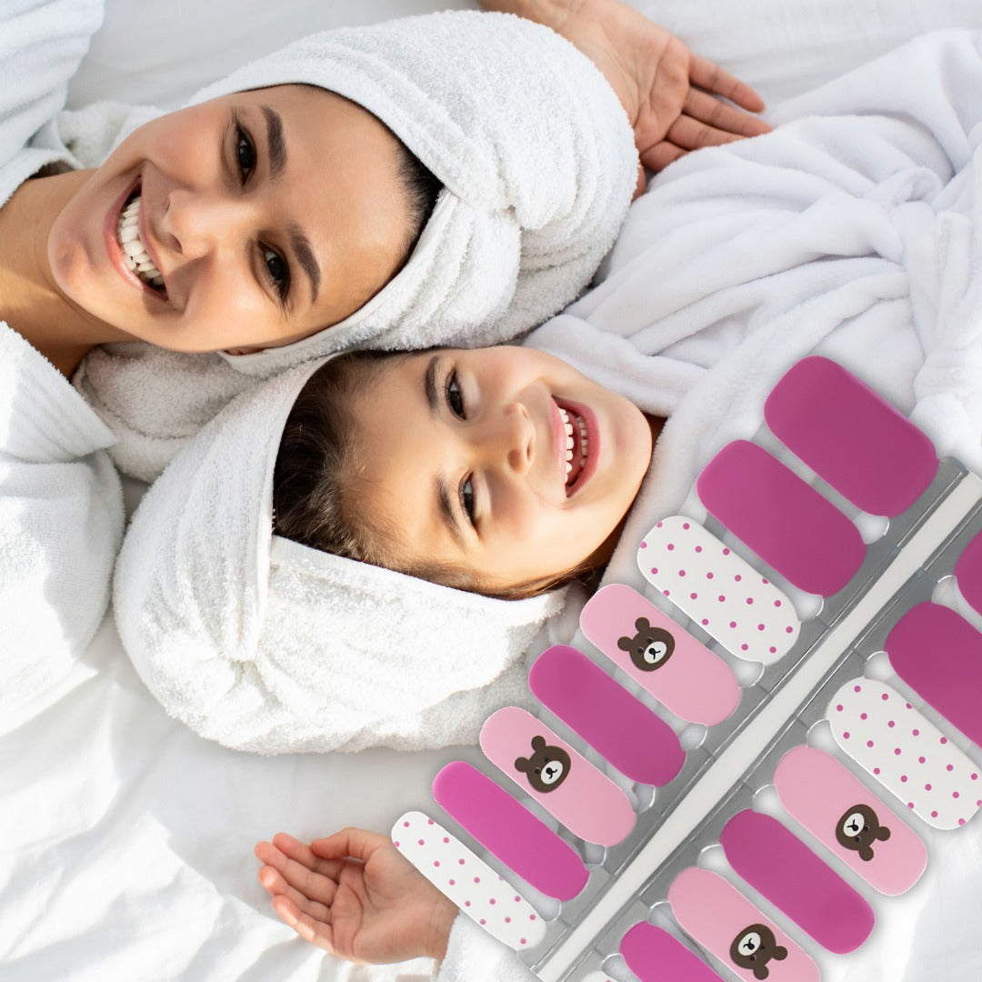 Beary Sweet Kids Nailwraps