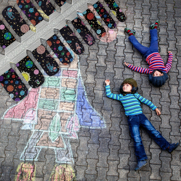 Space Adventure Kids Nailwraps 🚀🌎