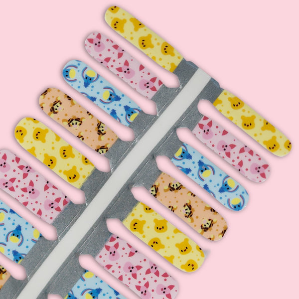 Hunny Pot Pals Kids Nailwraps 🧸🍯