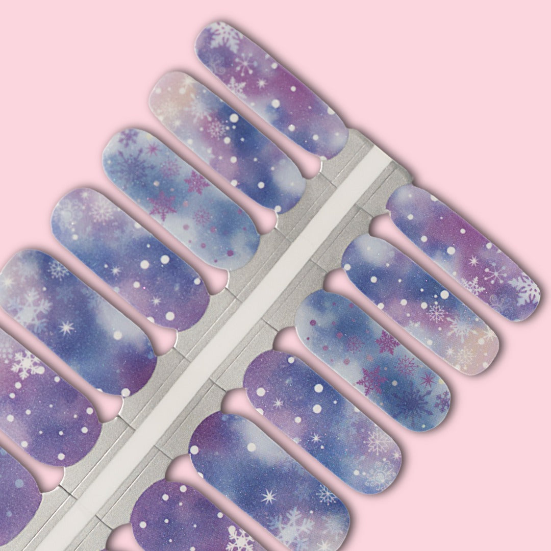 Frosted Galaxy Nail Wraps pack
