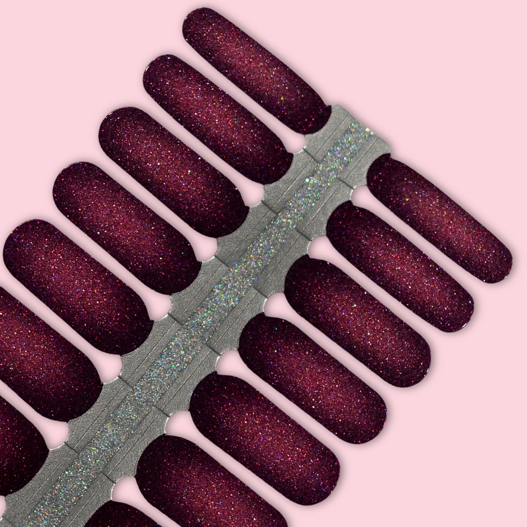 Merlot Magic Nailwraps 🍷✨