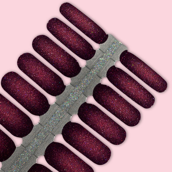 Merlot Magic Nailwraps 🍷✨