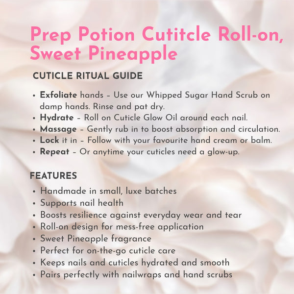Prep Potion Cuticle Oil Roll-On – Pineapple 7.5ml