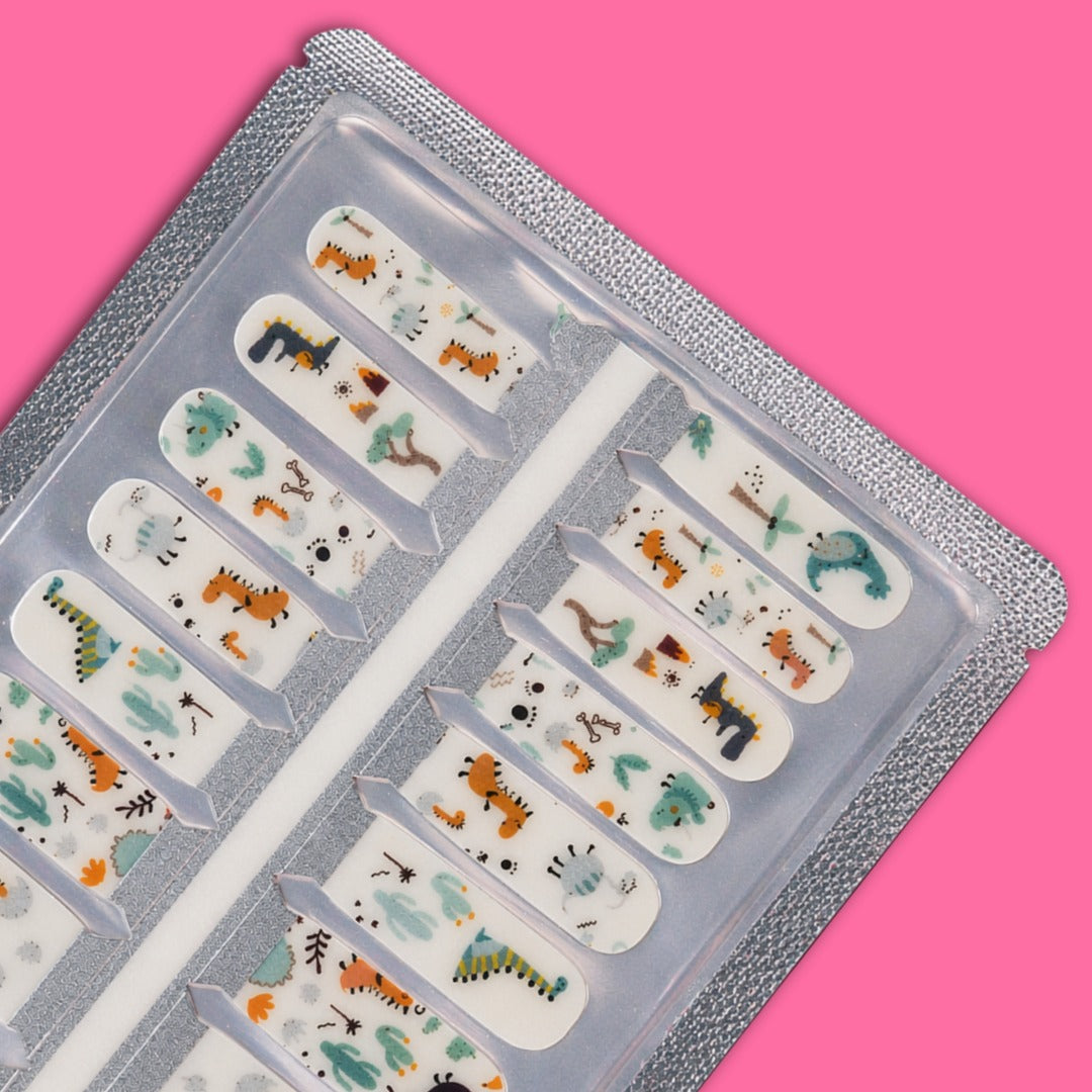 Fantasy Dinosaur Playground Nailwraps