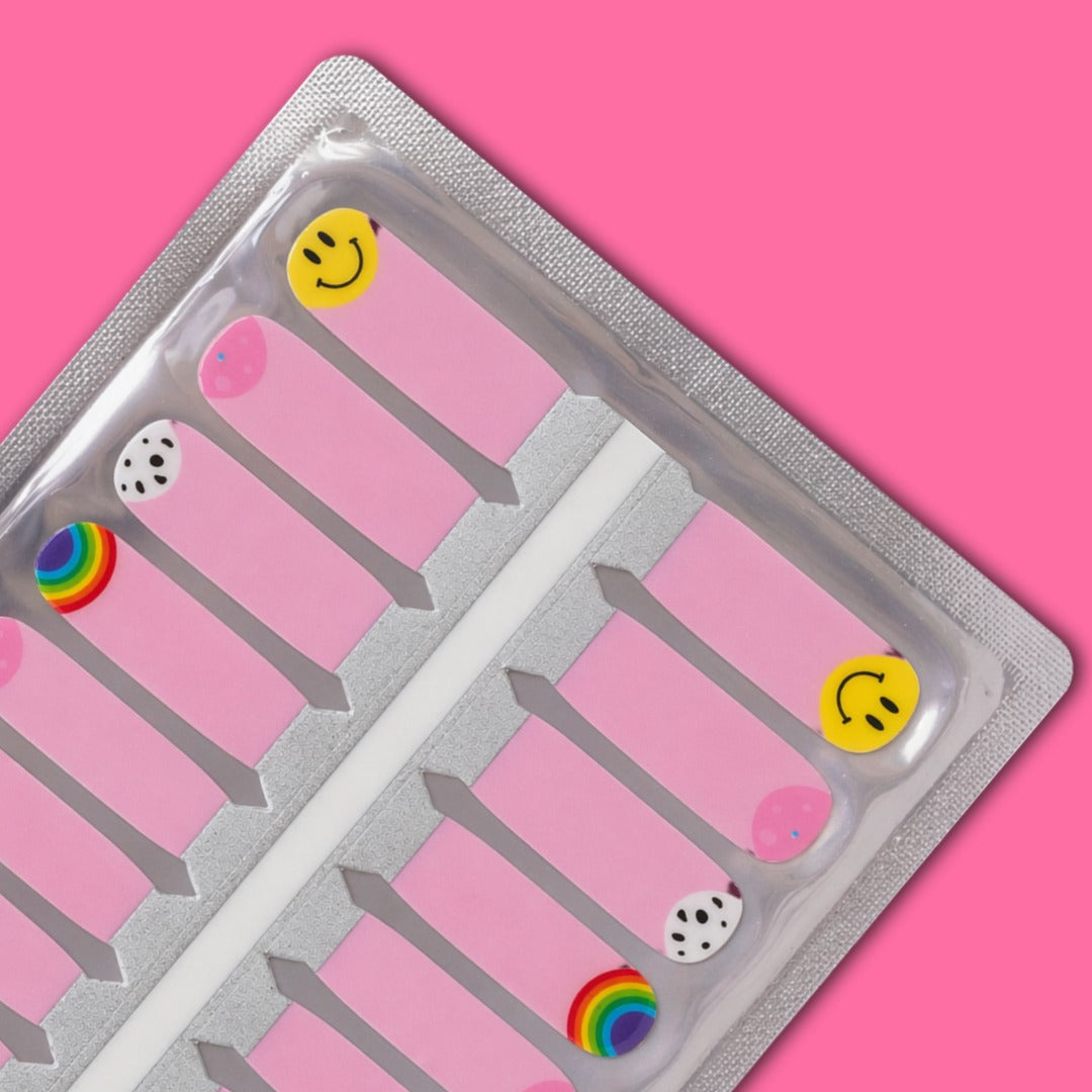 Children's Happy Rainbow Nailwrap Set