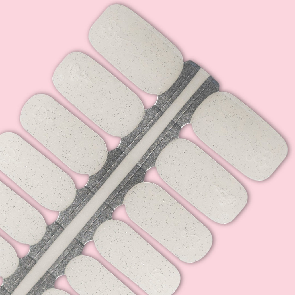 EZYNails White Garden Glow Nailwraps