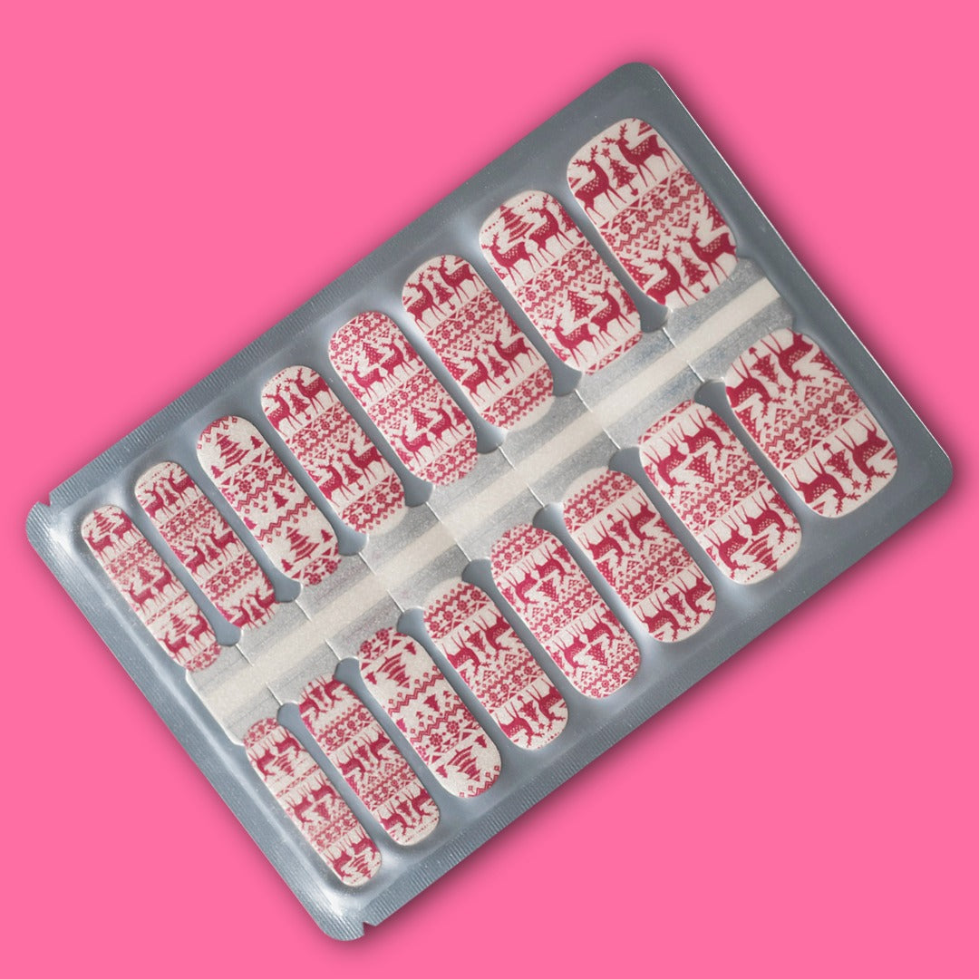 Merry Knitmas Nailwraps