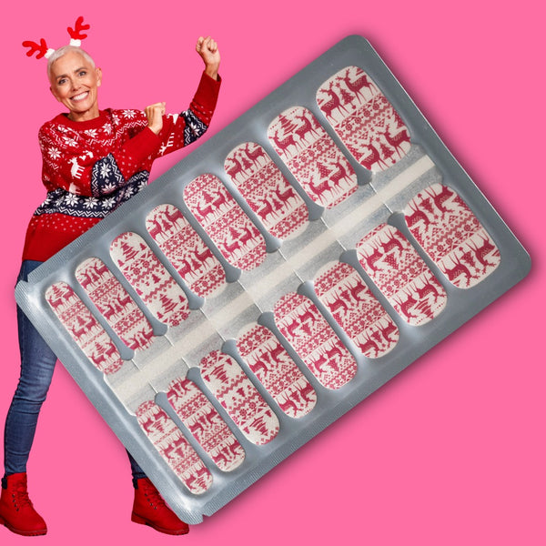 Merry Knitmas Nailwraps