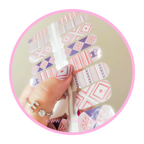 Nordic Nights Holiday Christmas Nailwraps