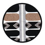 Gorgeous Party Gold, Silver and Black Nailwraps