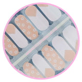 EzyNails Nail Polish Nail Wraps Elegant Blossom French Manicure Nailwraps All Nailwraps