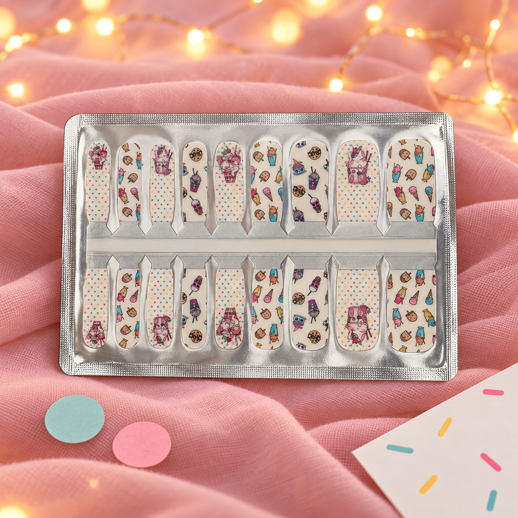 Kids Sweet Treats Dessert Nail Wraps