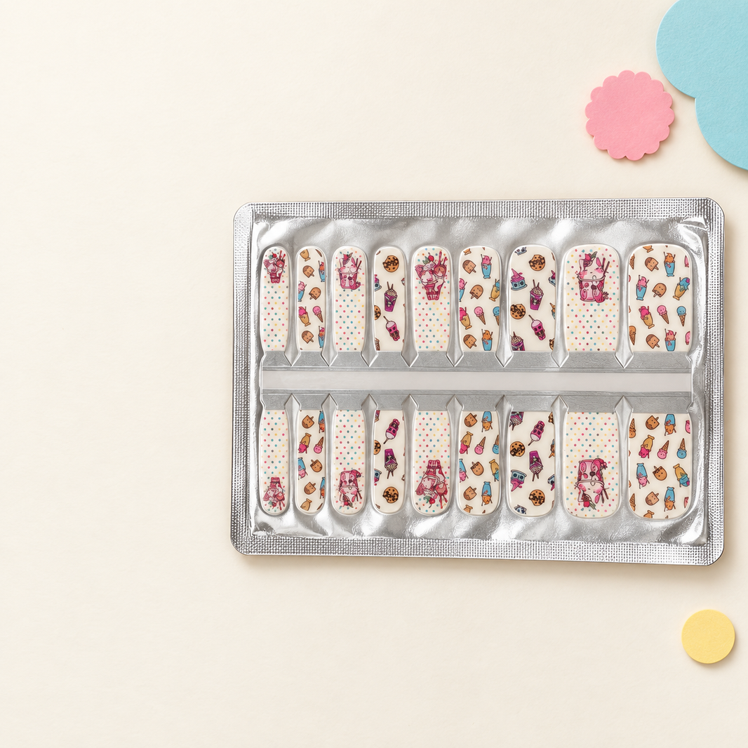 Kids Sweet Treats Dessert Nail Wraps