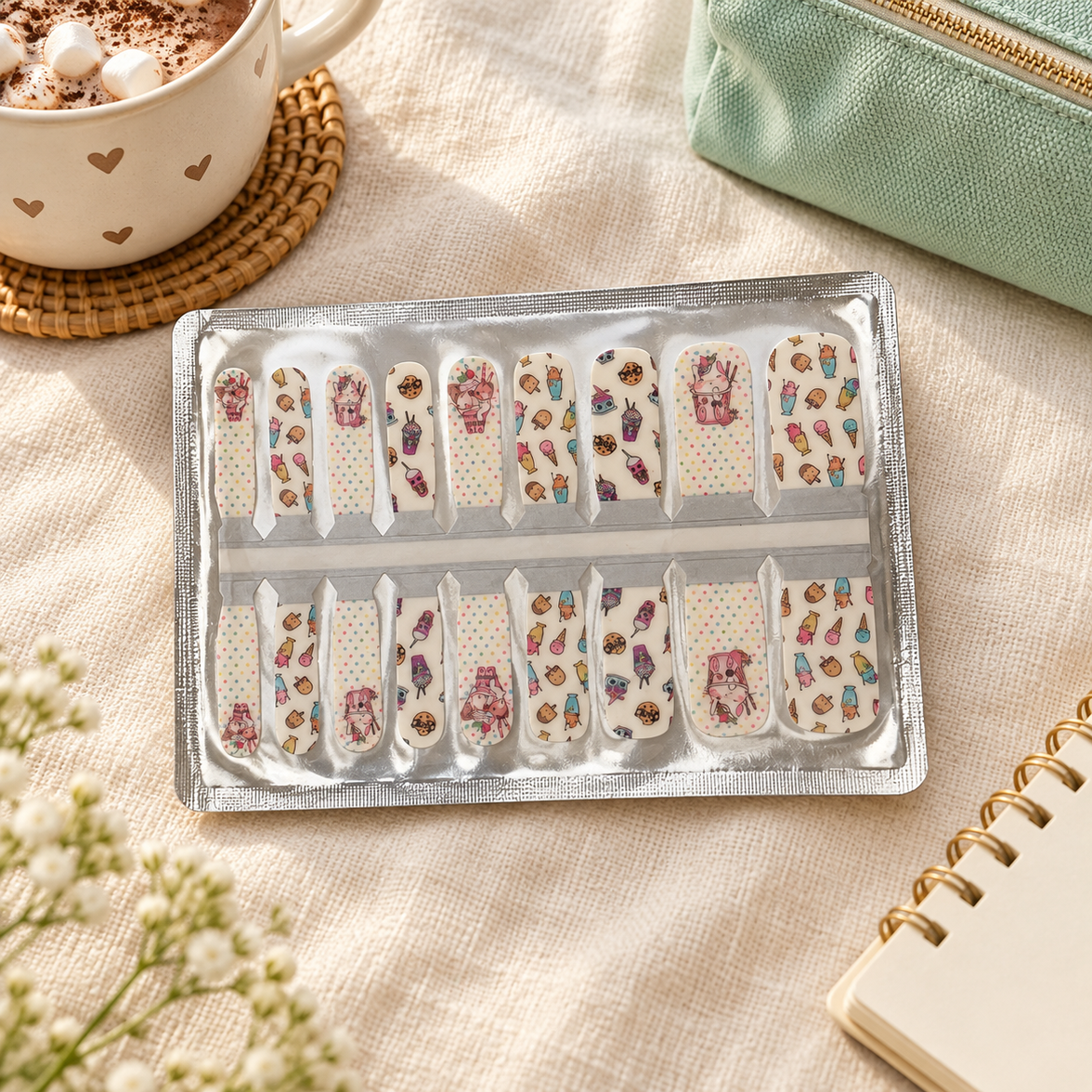 Kids Sweet Treats Dessert Nail Wraps