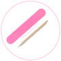 EZYNails Prep & Perfect: Nail File + Cuticle Buddy
