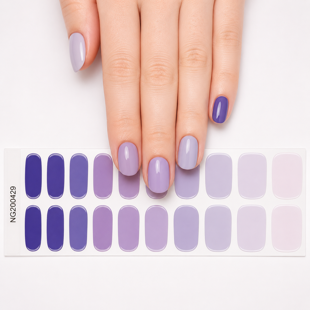 Huizi Lavender to Purple Gel Wraps