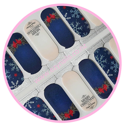 Midnight Holly Nailwrap Set