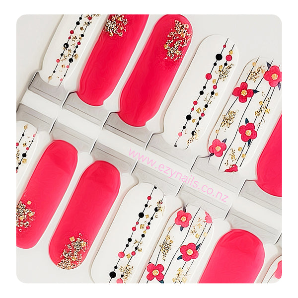 Jingle Blossom Christmas Nailwrap Set