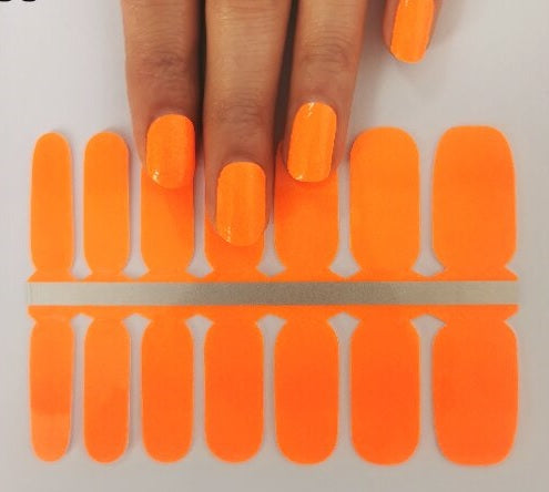 Tangerine Dream Neon Nailwraps