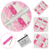 Pink Pohutukawa Festive Flair Christmas NailWraps