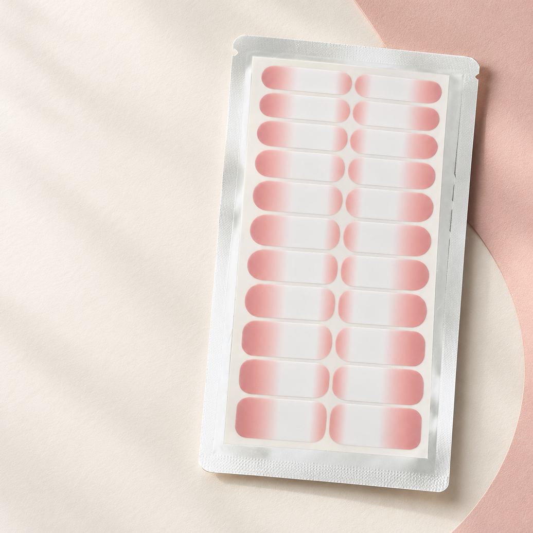 Blush Pink Ombre Nail Wraps