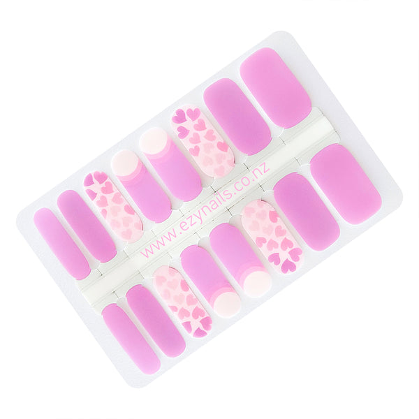 💕 Blush Pink Hearts Nailwrap Set 💕