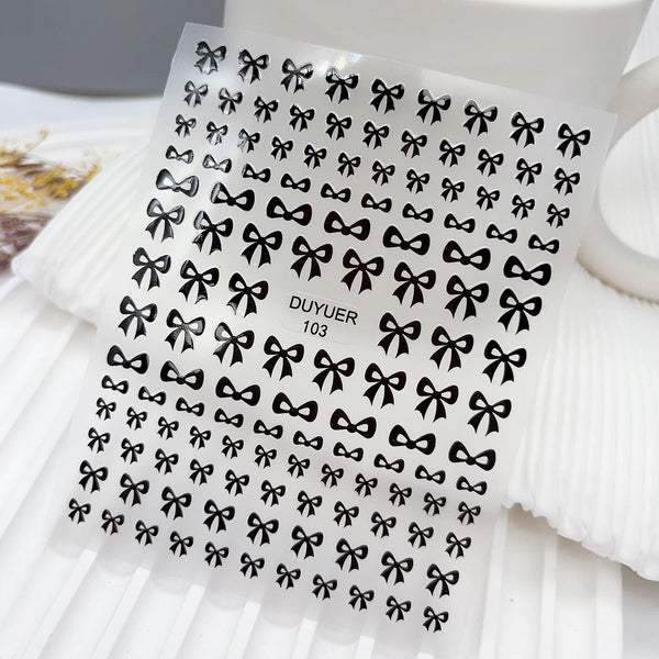 Sweet Bow Nail Stickers