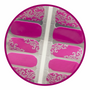EzyNails Nail Polish Nail Wraps Magnificent Lace & Magenta Nailwrap set All Nailwraps
