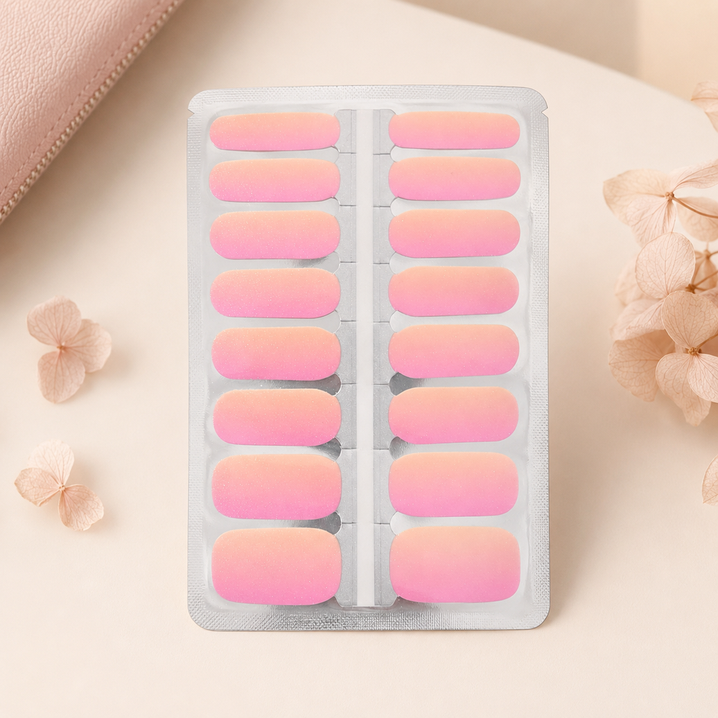 Candy Ombre Shimmer Nail Wraps